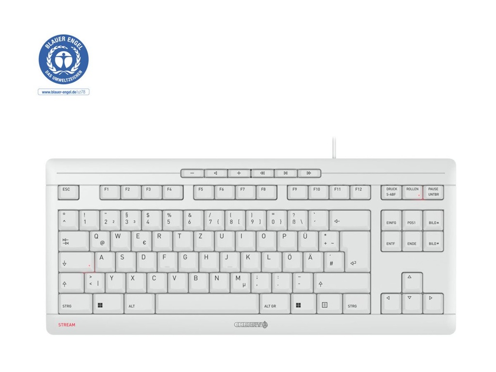 Cherry STREAM KEYBOARD TKL - Tastatur - USB