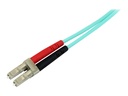 StarTech.com Startech 1 m LC auf LC OM4 Multimode Glasfaserkabel, LWL Patchkabel - Netzwerkkabel - LC Multi-Mode (M)