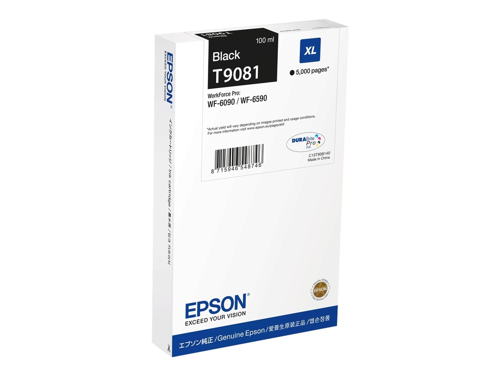 Epson T9081 - 100 ml - XL - Schwarz - original