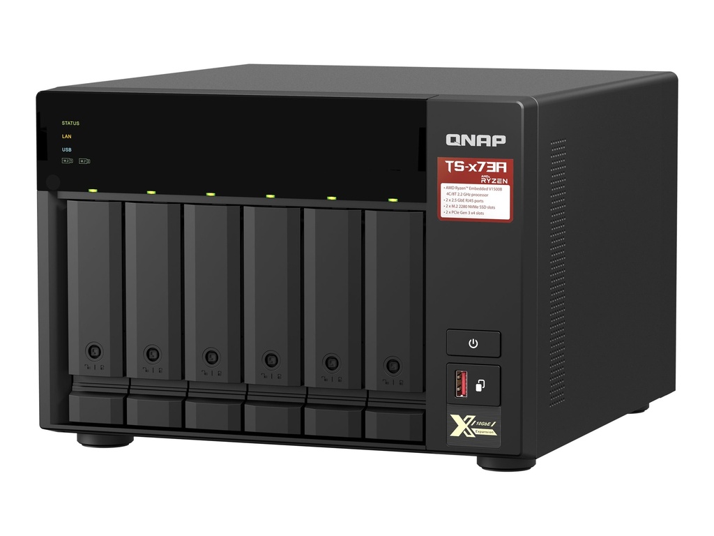 QNAP TS-673A - NAS-Server - 6 Schächte - SATA