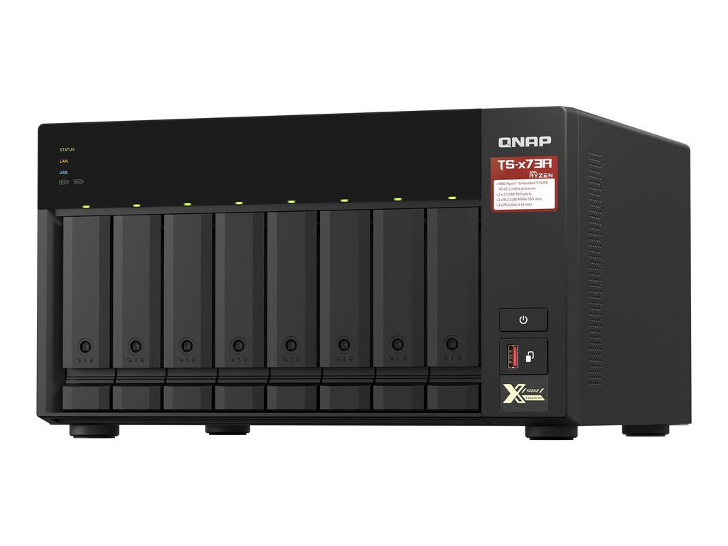 [TS-873A-8G] QNAP TS-873A - NAS-Server - 8 Schächte - SATA