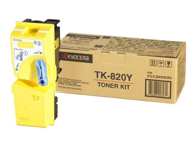 Kyocera TK 820Y - Gelb - original - Tonerpatrone