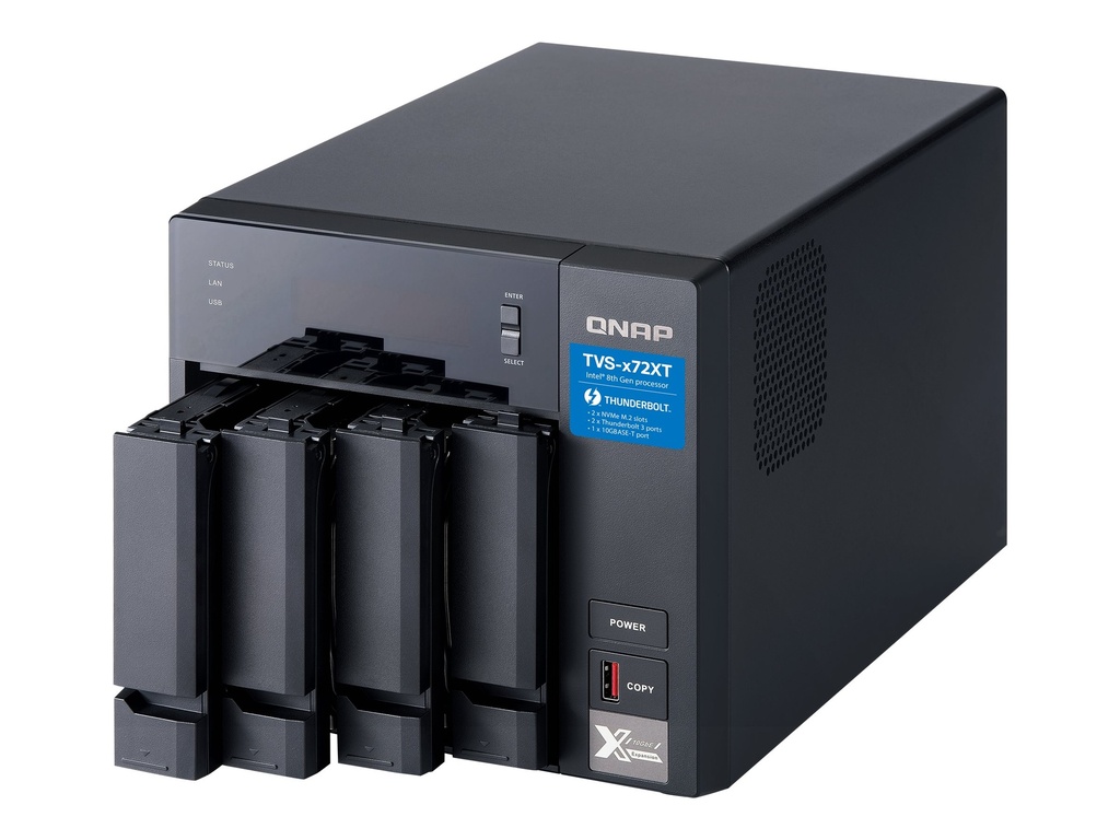 QNAP TVS-472XT - NAS-Server - 4 Schächte - SATA