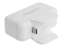 Delock Adapter for Apple power supply with PD and QC 3.0 - Netzteil - 2.4 A - PD 3.0, QC 3.0 - 4 Ausgabeanschlussstellen (USB, 2 x USB, 24 pin USB-C)