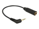 Delock Kopfhöreradapter - 4-poliger Mini-Stecker