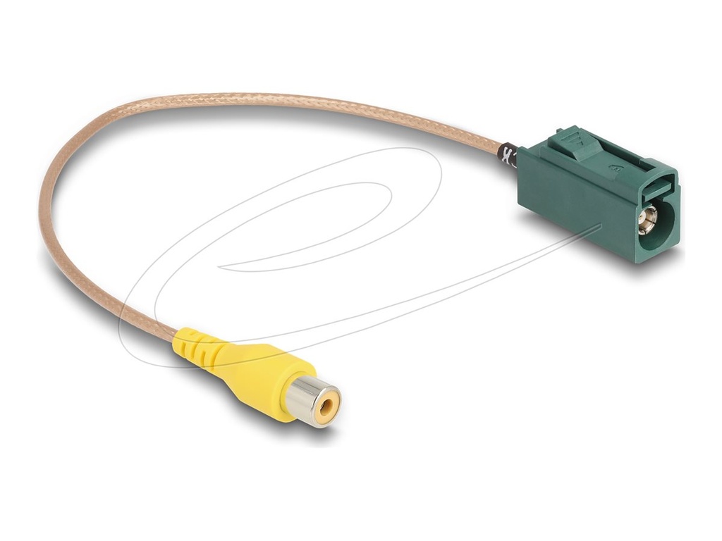 Delock Kamera-Adapterkabel - FAKRA E-Steckverbinder zu RCA weiblich