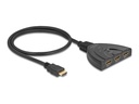 Delock Ultra High Speed - HDMI Splitter - HDMI weiblich zu HDMI männlich - 60 cm - Schwarz - 4K144Hz (3840 x 2160)