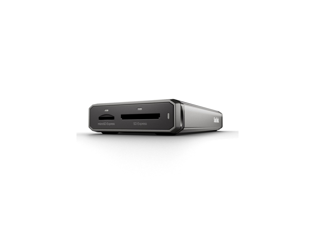 [SDDR-A451-GNPNN] SanDisk PRO-READER Dual Card - Kartenleser - 2 in 1 (SD Express, microSD Express, microSD UHS-I, microSDHC UHS-I, microSDXC UHS-I, SDHC UHS-I, SDXC UHS-I)