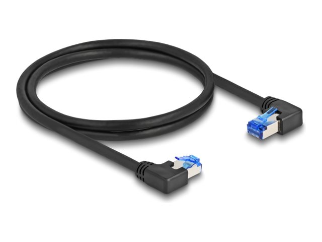 Delock Patch-Kabel - RJ-45 (M) rechtwinklig zu RJ-45 (M)