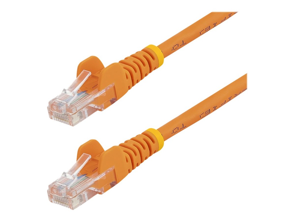 StarTech.com 5m Cat5e Ethernet Netzwerkkabel Snagless mit RJ45 - Cat 5e UTP Kabel - Orange - Patch-Kabel - RJ-45 (M)