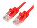 StarTech.com 5m Cat5e Ethernet Netzwerkkabel Snagless mit RJ45 - Cat 5e UTP Kabel - Rot - Netzwerkkabel - RJ-45 (M)