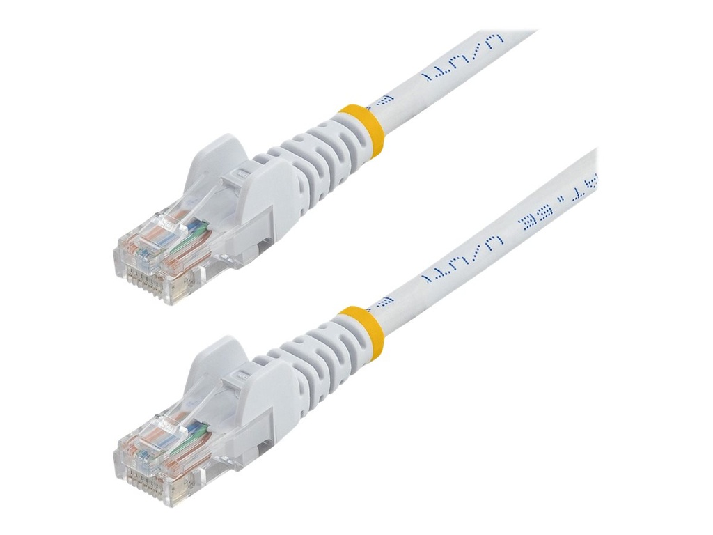 StarTech.com 5m Cat5e Ethernet Netzwerkkabel Snagless mit RJ45 - Cat 5e UTP Kabel - Weiß - Netzwerkkabel - RJ-45 (M)