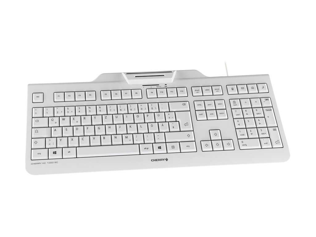 Cherry KC 1000 SC - Tastatur - Belgien - Pale