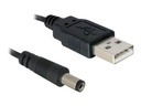 Delock Stromkabel - GS-Buchse 5,4 mm (M) zu USB (M)
