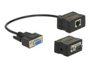 Delock Extender RS-232 DB9 female RJ45 female