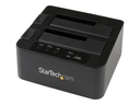 StarTech.com Dual-Bay Festplatten-Kopierer, USB 3.0  / eSATA Cloner/Dock - Speicher-Controller mit Netzanzeige - 2.5", 3.5" (6.4 cm, 8.9 cm)