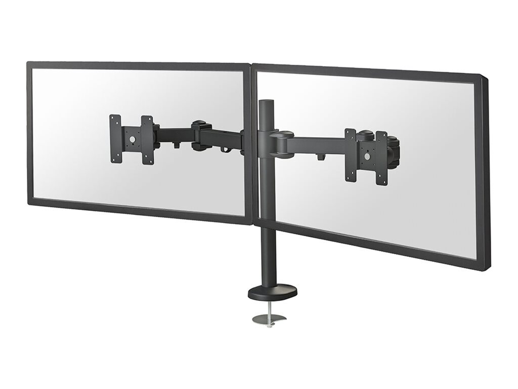 Neomounts FPMA-D960DG - Befestigungskit - Voll beweglich - für 2 LCD-Displays - Schwarz - Bildschirmgröße: 25.4-68.6 cm (10"-27")