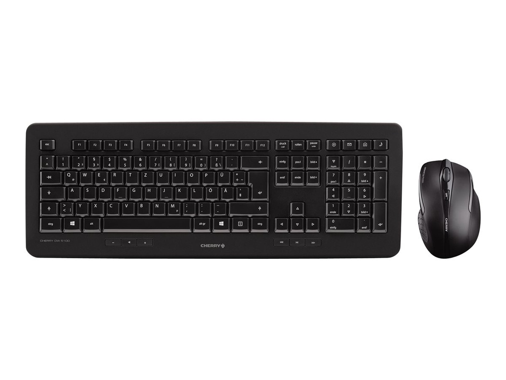 Cherry DW 5100 - Tastatur-und-Maus-Set - kabellos