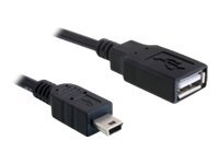 Delock USB-Kabel - USB (W) zu Mini-USB, Typ B (M)