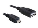 Delock USB-Kabel - USB (W) zu Mini-USB, Typ B (M)
