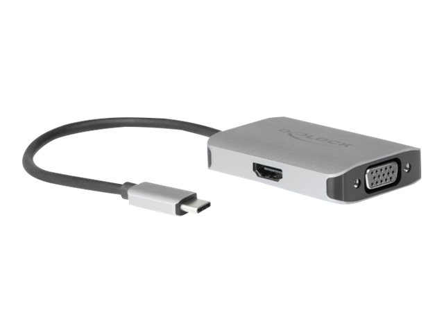 Delock Videoadapter - 24 pin USB-C männlich zu HD-15 (VGA)