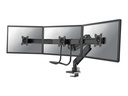 Neomounts NM-D775DX3 - Befestigungskit - Voll beweglich - für 3 LCD-Anzeigen - Schwarz - Bildschirmgröße: 43.2-68.6 cm (17"-27")