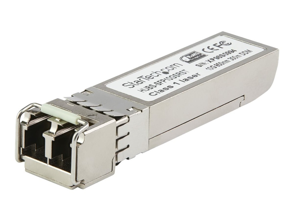 StarTech.com SFP10GLREMST Transceiver Modul (SFP+ Module, 10GBase-LR Dell EMC kompatibel, Glasfaser, 1310 nm,1310 nm, LC Single Mode mit DDM)