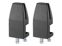 Neomounts NS-CLMP40BLACK Klemmensatz für Schreibtisch (2 Stk) - max 5 kg - Schwarz - Aluminium - 5 kg - Tisch/Bank - 0 - 89 mm - 0 - 42 mm