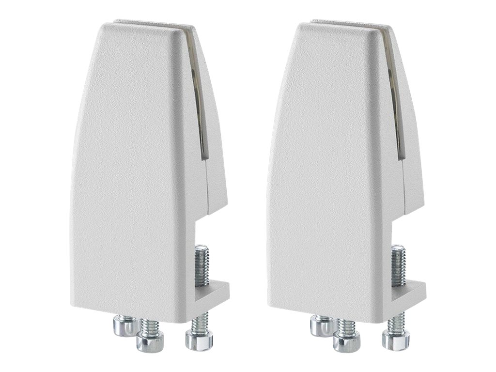 Neomounts NS-CLMP25WHITE Klemmensatz für Schreibtisch (2 Stk) - max 5 kg - Weiß - Aluminium - 5 kg - Tisch/Bank - 0 - 89 mm - 0 - 42 mm