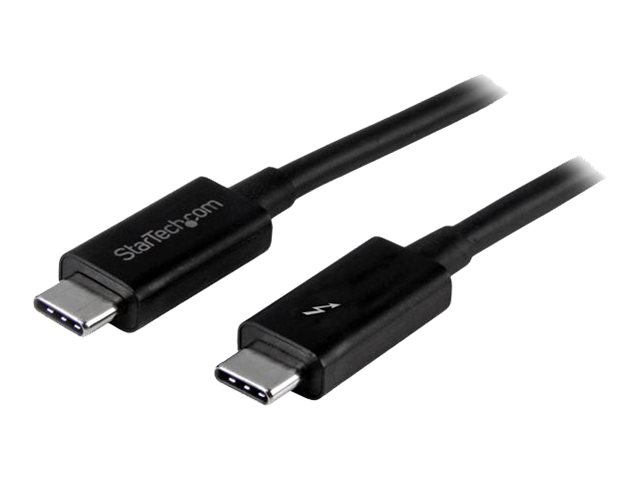 StarTech.com StarTech 2m (6.6ft) Thunderbolt 3 Cable, 20Gbps, 100W PD, 4K Video, Thunderbolt-Certified, Compatible w/ TB4/USB 3.2/DisplayPort - Thunderbolt-Kabel - USB-C (M)
