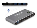 Delock KVM-/USB-Switch - 30Hz, 8K, with USB