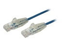 StarTech.com 3m Slim LSZH CAT6 Ethernet Cable, 10 Gigabit Snagless RJ45 100W PoE Patch Cord, CAT 6 10GbE UTP Network Cable w/Strain Relief, Blue, ETL, Low Smoke Zero Halogen - Category 6 - 28AWG (N6PAT300CMBLS)