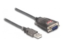 Delock Netzwerkadapter - USB - RS-232 - Schwarz