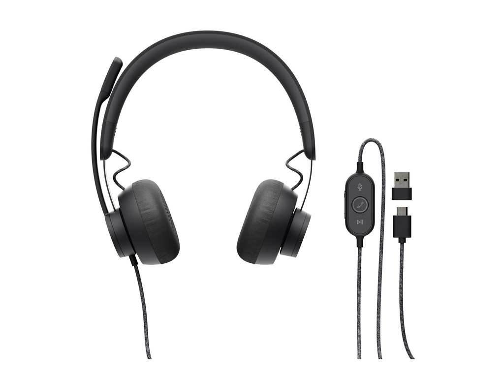 Logitech Zone Wired - Headset - On-Ear - kabelgebunden
