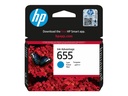 HP 655 - Cyan - original - Tintenpatrone - für
