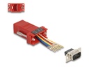 Delock Serieller Adapter - DB-9 (M) schraubbar zu RJ-45 (W)
