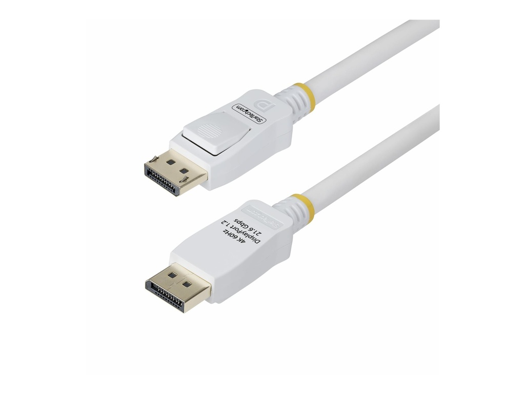 StarTech.com StarTech 10ft White VESA Certified DisplayPort 1.2 Cable with Latches - DisplayPort-Kabel - DisplayPort (M)