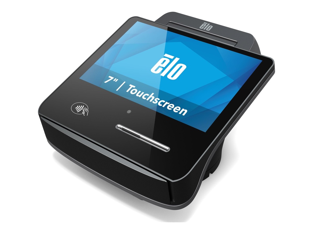 [E814661] Elo Touch Solutions Elo Pay 7" - All-in-One (Komplettlösung) - 1 x Snapdragon 660 2.2 GHz - RAM 4 GB - Flash 64 GB - NFC - WLAN: 802.11a/b/g/n/ac, Bluetooth 5.0, NFC - Android 12 - Monitor: LCD 17.8 cm (7")