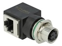 Delock Netzwerkadapter - M12 (4-polig) (W)