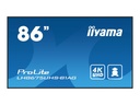 Iiyama ProLite LH8675UHS-B1AG - 218 cm (86") Diagonalklasse LCD-Display mit LED-Hintergrundbeleuchtung - Digital Signage - mit integrierter Mediaplayer, SDM-Steckplatz PC - Android - 4K UHD (2160p)