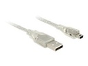 Delock USB-Kabel - Mini-USB, Typ B (M) zu USB (M)