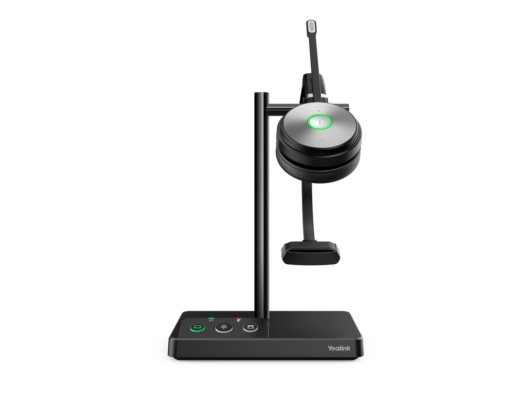 Yealink WH62 Mono UC Headset - Kabellos - Büro/Callcenter - 20 - 20000 Hz - 80 g - Kopfhörer - Schwarz
