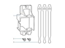Zebra Port-/Kabelschutzset (Packung mit 5)