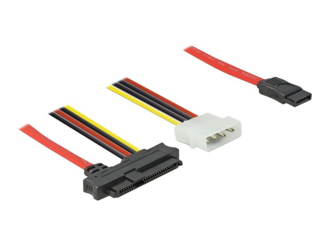 Delock SATA- / SAS-Kabel - SAS 12Gbit/s - interne Stromversorgung, 4-polig, interne SAS, 29-polig (SFF-8482)