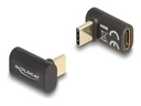 Delock USB-Adapter - USB-C (M) gewinkelt zu USB-C (W)