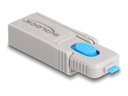 Delock Micro-USB Portblocker - Grau, Blau (Packung mit 5)