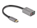 Delock Adapter USB-C auf Klinkenstecker - 24