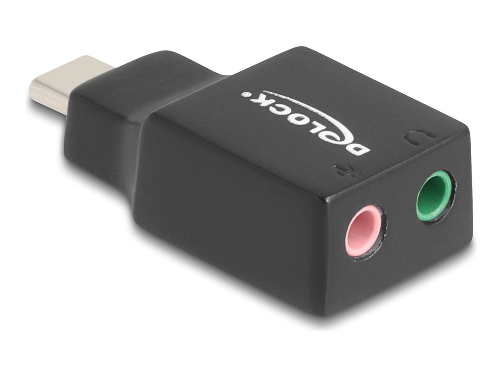 Delock Adapter USB-C auf Klinkenstecker - 24
