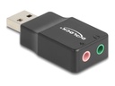 Delock Adapter USB-A auf Kopfhöreranschluss