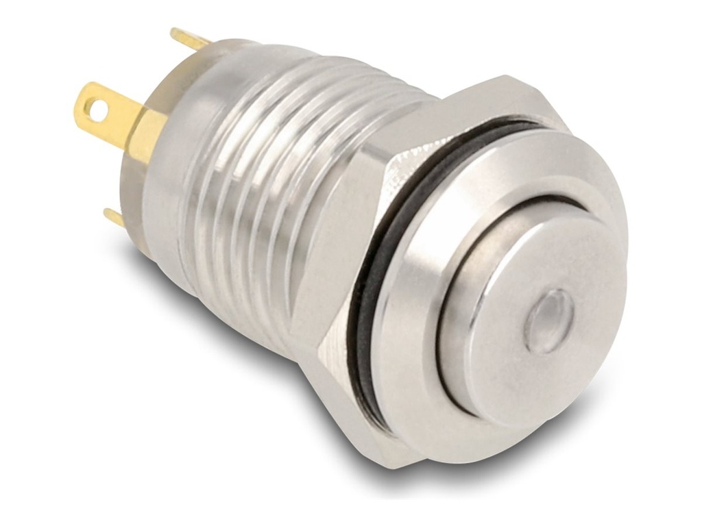 Delock Drücktaster - für 12 mm Installation